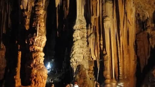 Espeleotemas na caverna do diabomParque Estadual Caverna do Diabo