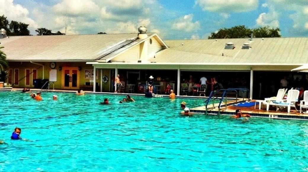 Great place to take kids and unwind. Adult friendly as well with fully stocked Tiki bar by the pool and lots of activities to keep the kids busy.