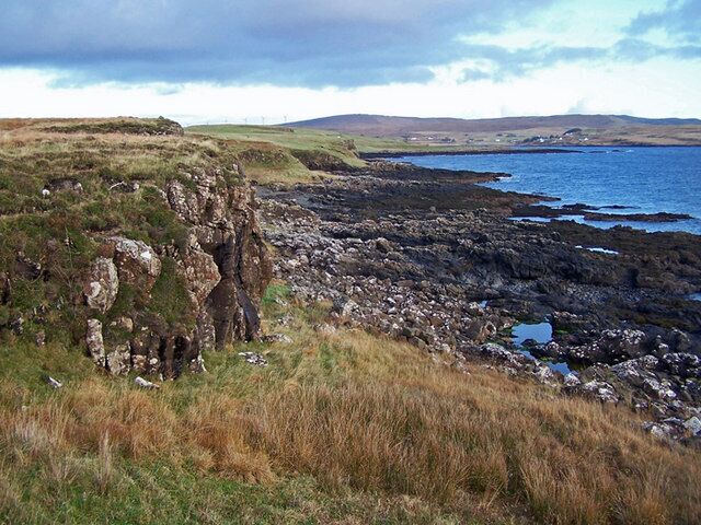 Shore of Loch Caroy Looking north east from just east of Ardmore.