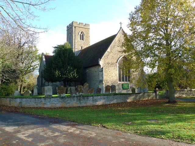 St. Thomas the Apostle in autumn sunshine. See 1474874 for details.