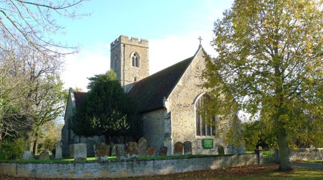 St. Thomas the Apostle in autumn sunshine. See 1474874 for details.