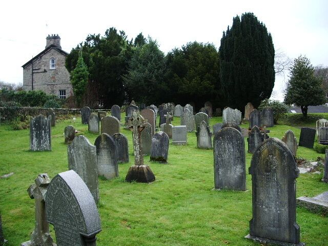 Part of Holy Trinity parish churchyard, Casterton, Cumbria