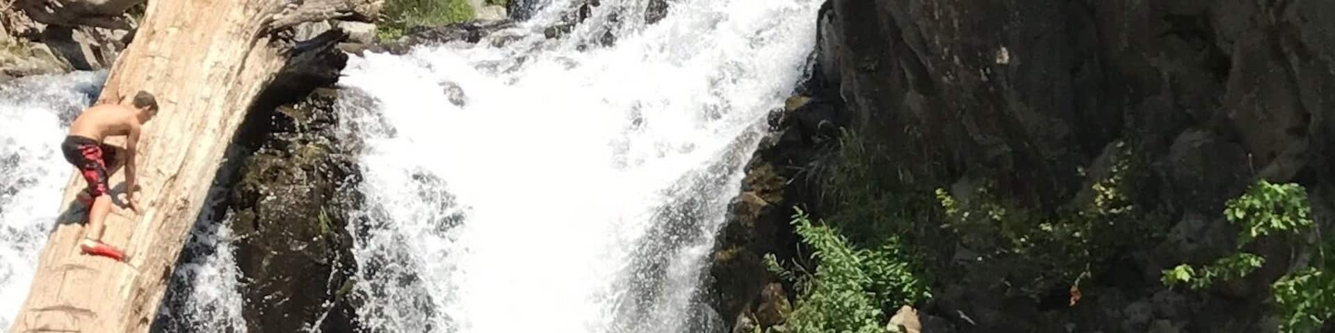 One of my fave swimming holes in Shasta County. It's always a blast to watch daredevils (including myself) jumping into the falls