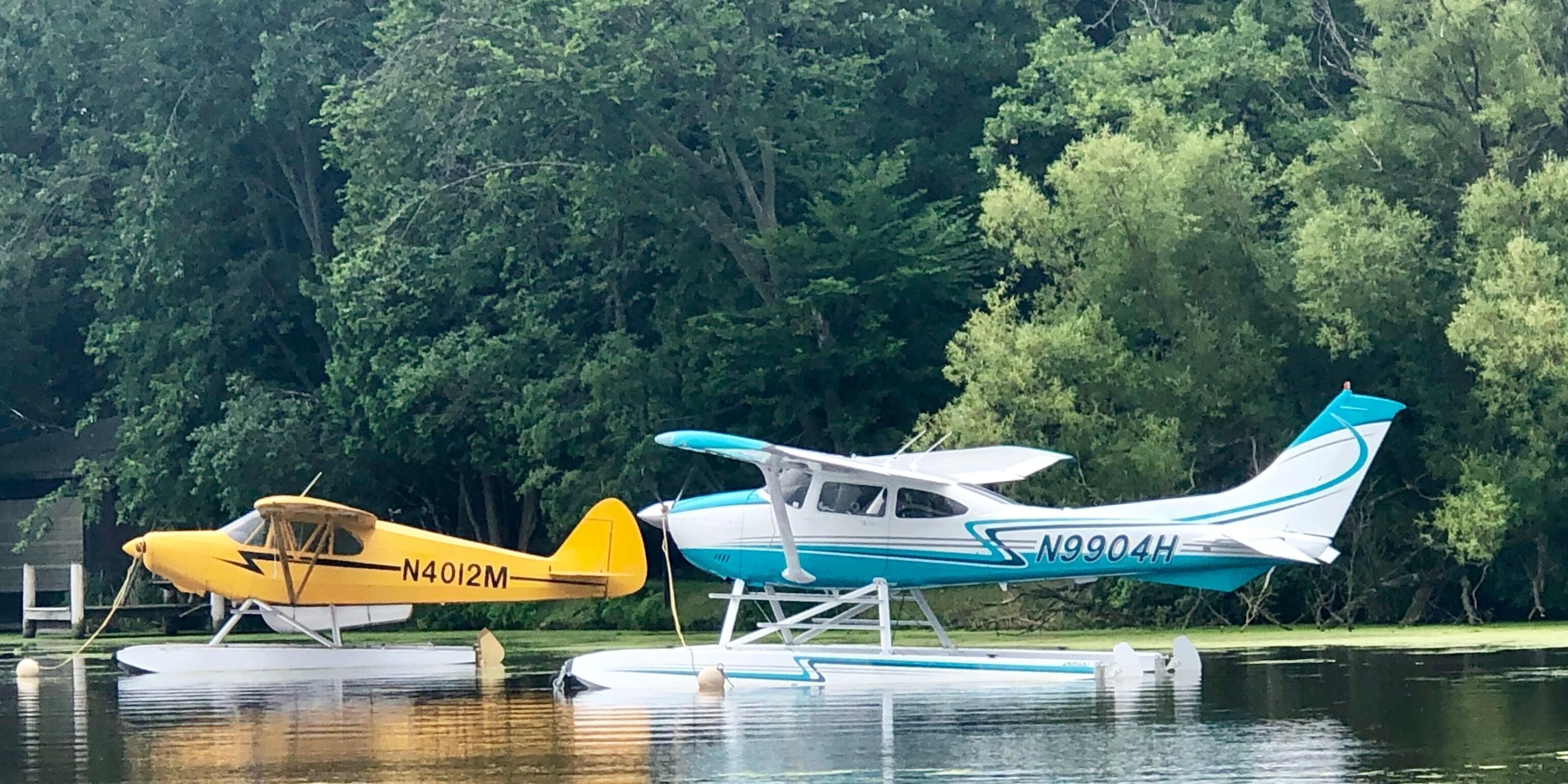The EAA seaplane base is a bit less crowded and pontoon boat tours of the moorings are offered for free.