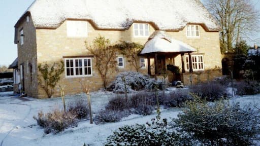 A Lopen house in winter. Winter casts its magic on this house in Lopen Somerset
