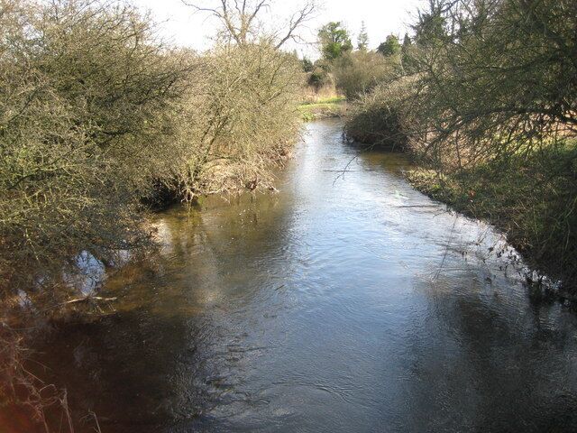 River Lee near Essendon. Viewed looking downstream from 723995.