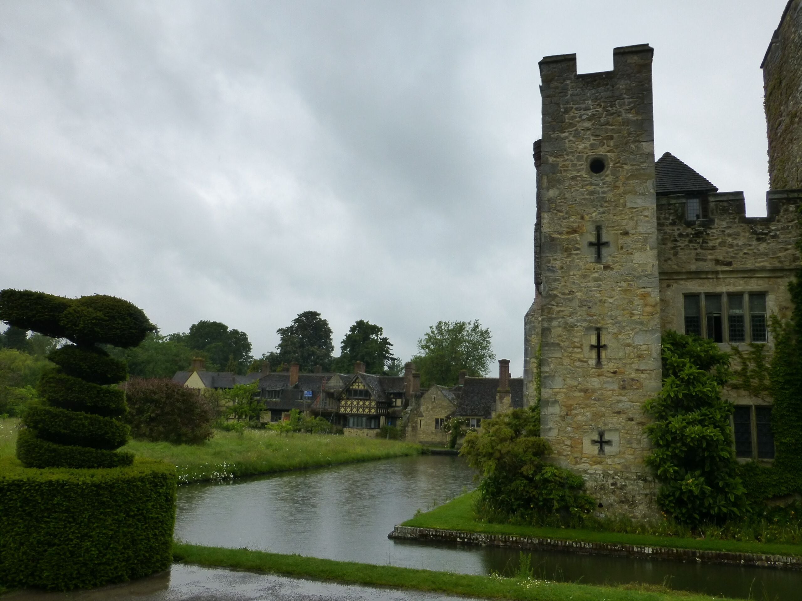 Hever Castle mit Graben