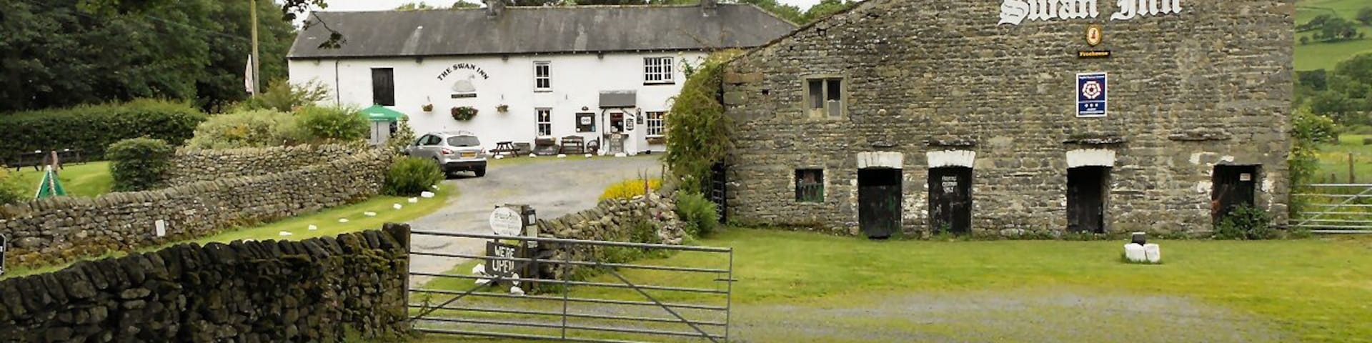 Photograph of the barn at the Swan Inn, Middleton, Cumbria, England