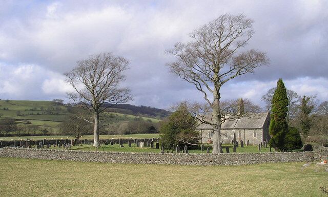 Churchyard at Middleton The Church of the Holy Ghost and its surrounding burial ground.