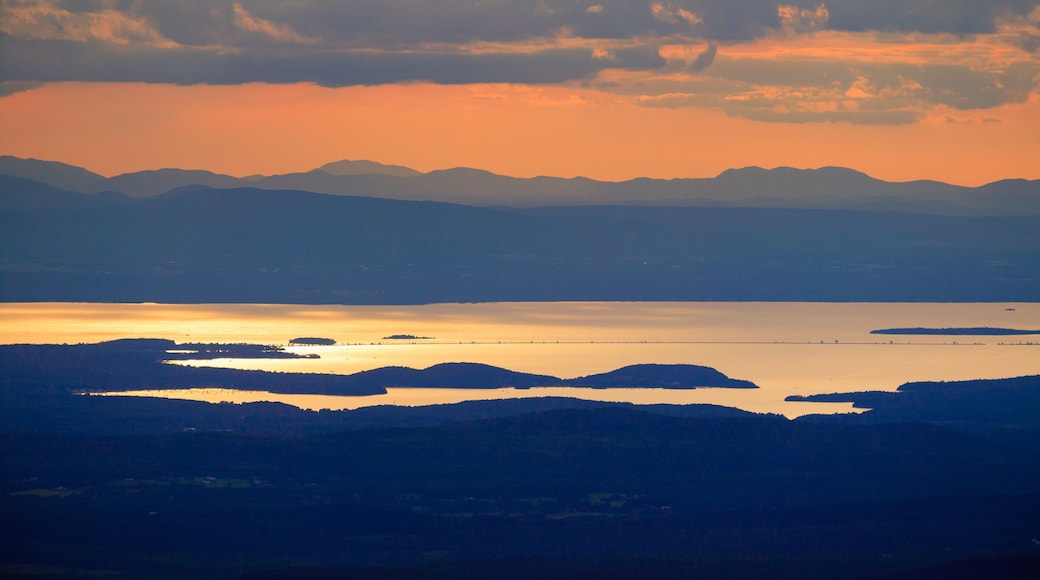 Sunset over Lake Champlain