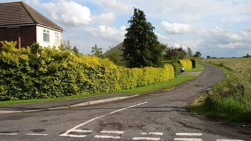 Start of Public Footpath West of Orby.