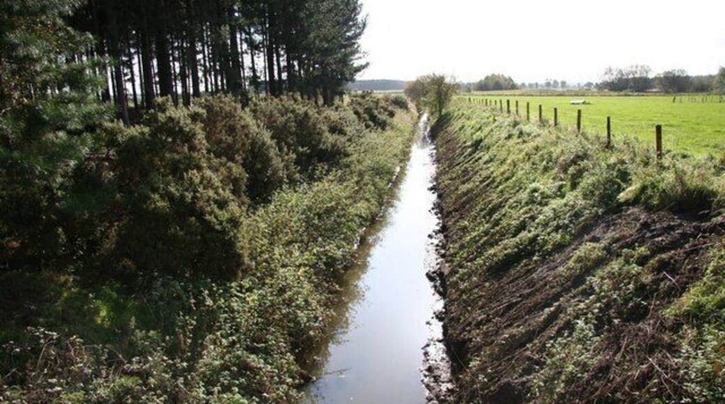 Highland Drain Looking south from Laughton Road bridge