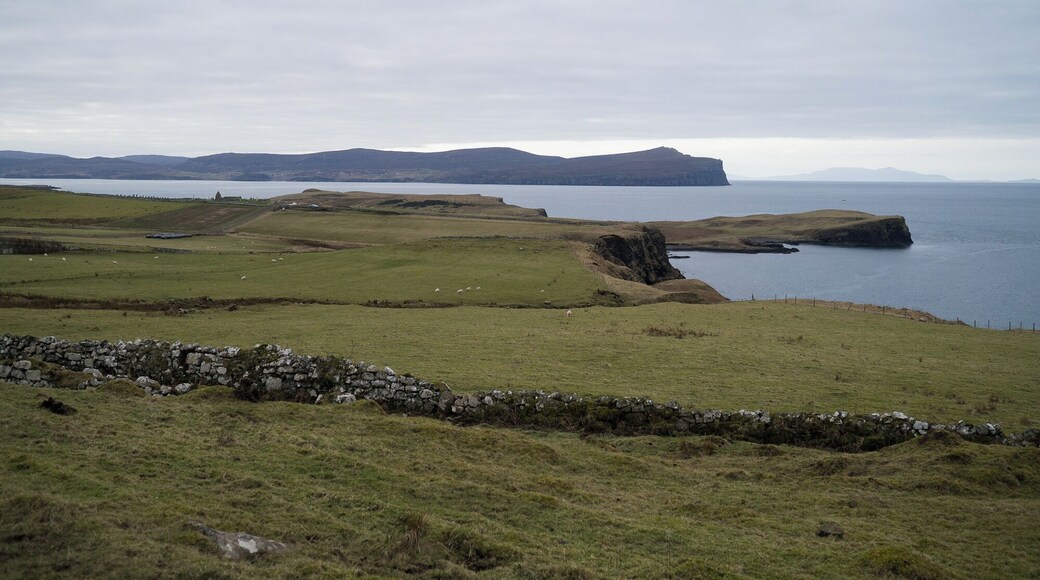 Looking back at where we parked the car