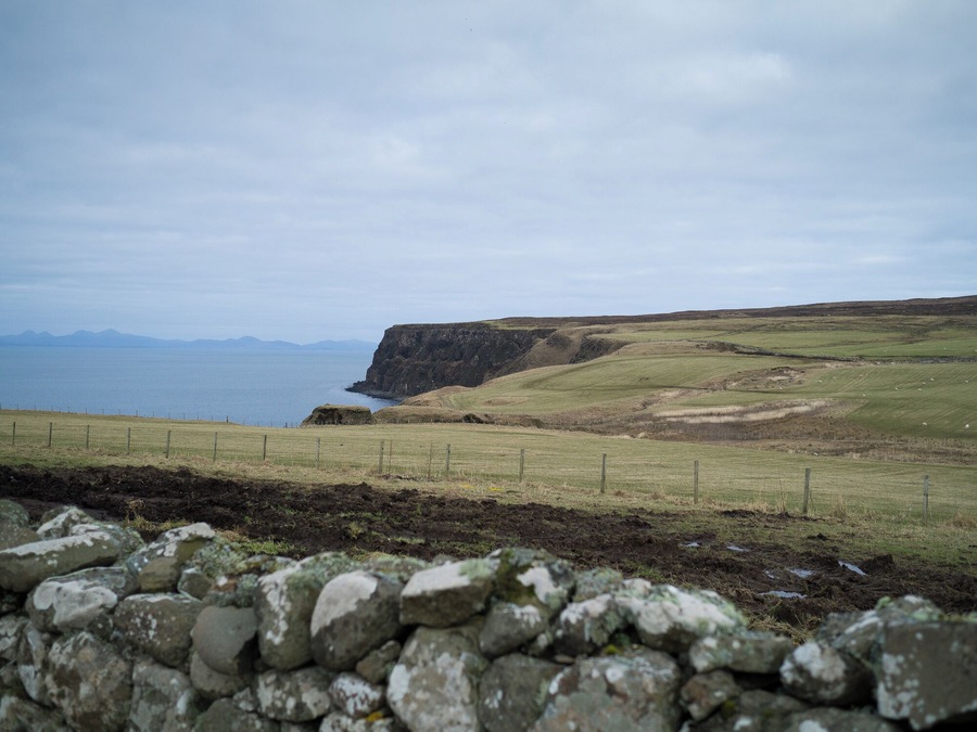 View at the start of our long walk