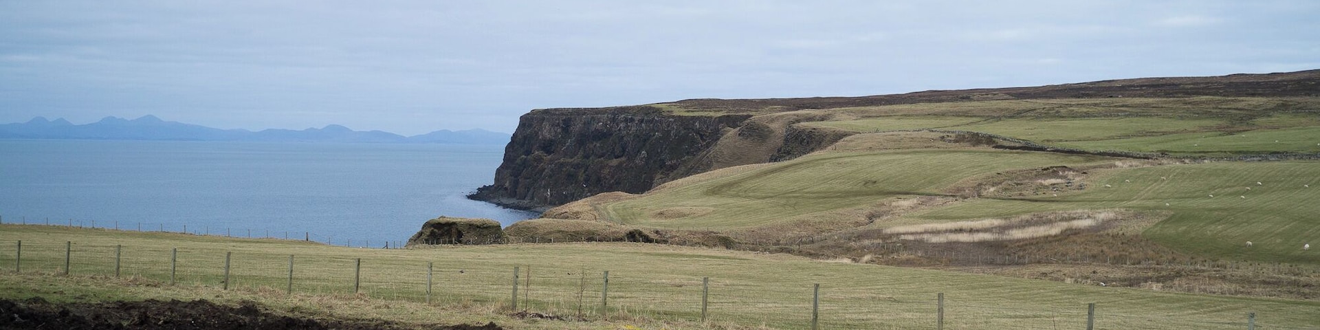 View at the start of our long walk