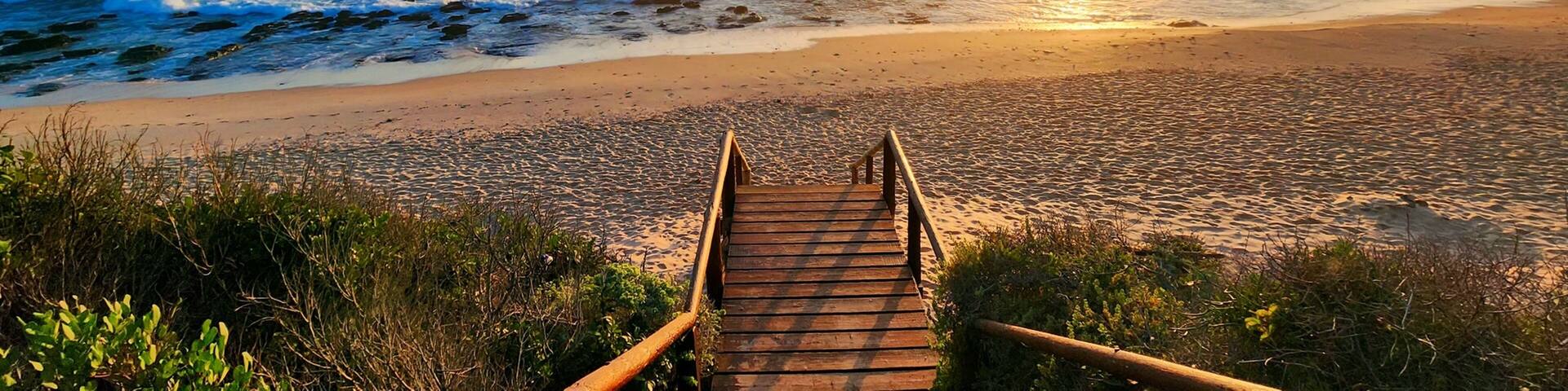 Sunset on the Jefferey's Bay beach