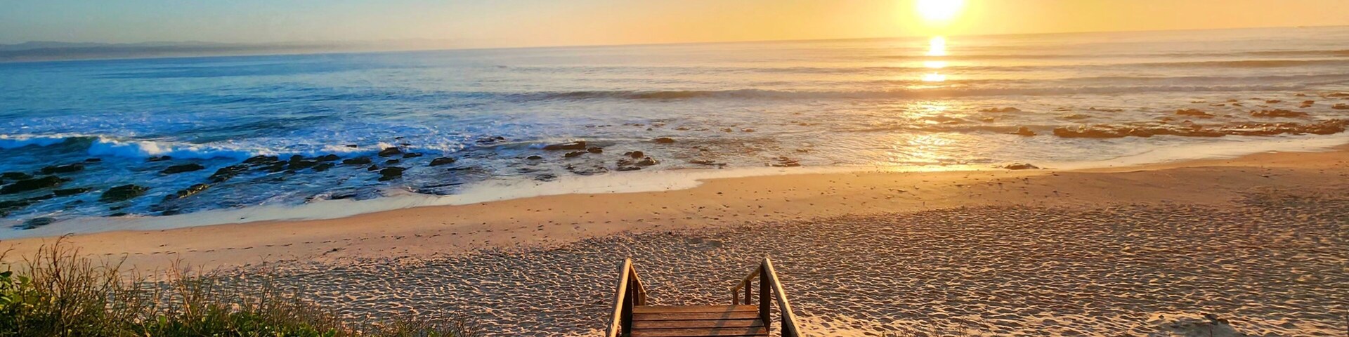 Sunset on the Jefferey's Bay beach