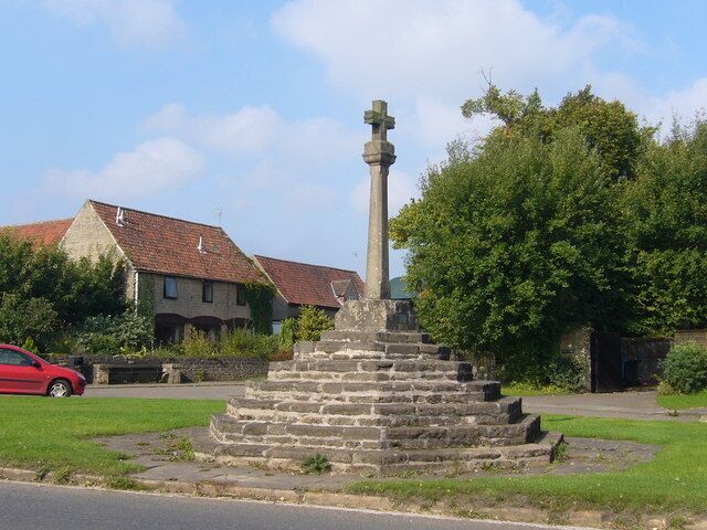 Top Cross One of two crosses in the village(Top Cross and Bottom Cross),the top cross having a rare seven sided base.