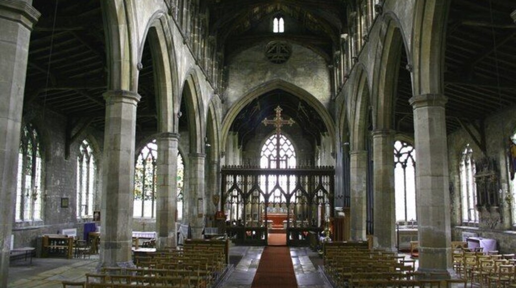 St.Mary Magdalene's nave Looking east in the light and airy nave of St.Mary Magdalene's church