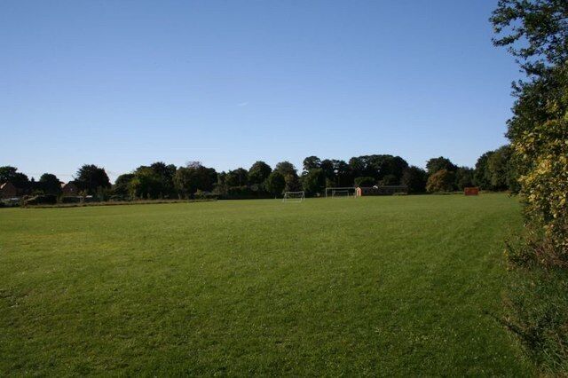 Upton football pitch No one playing this time of day but it's Upton Football field