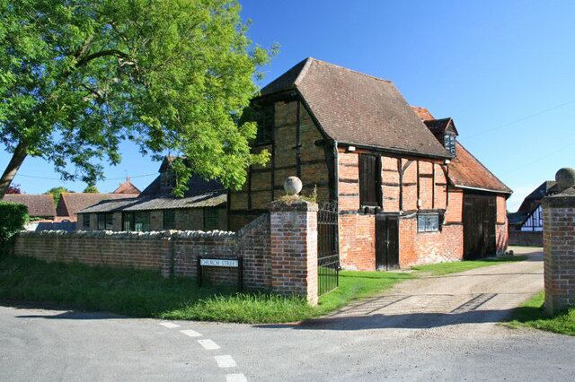 Barn through the gate. A few minutes after I took this photo over the wall 934815 some kind person came along and opened the gate for access to some storage, seemed rude not to take advantage of the situation.