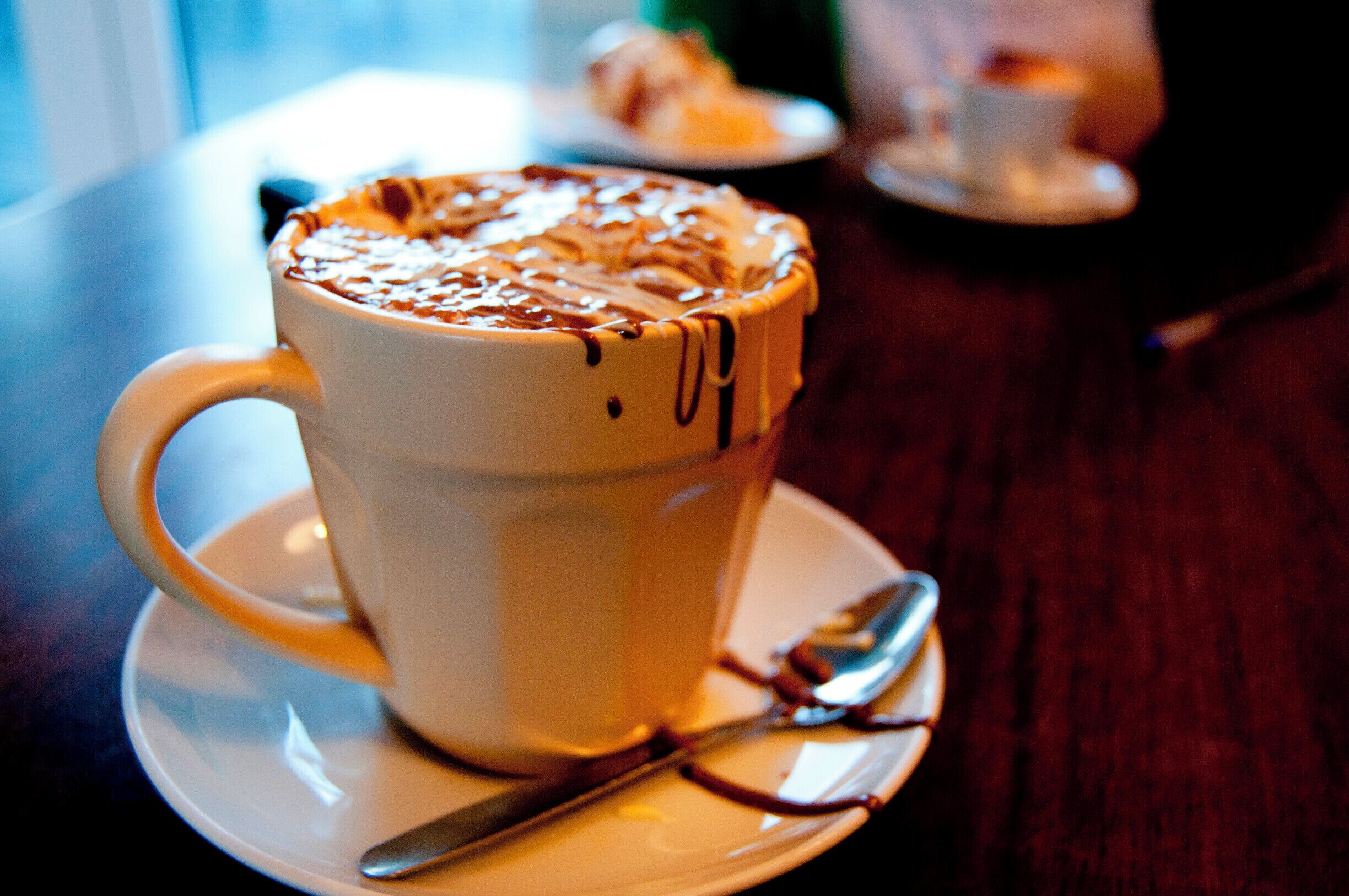 'Luckily, we were heading to another landmark of our journey: the craft village of Balnakeil. I had first heard about it during one of my Highland History modules and I was so keen to discover it on my own: a collection of buildings from the mid 1950s, erected as early warning stations in case of a nuclear attack. However, these were never commissioned, so advertisements were placed in several newspapers throughout the United Kingdom, to find artists that could populate this remote location for a minimal rent. This is how today’s Balnakeil was born, trading the fears of war for a solid amount of creativity. Among others, the village hosts Cocoa Mountain, one of the finest chocolateries I’ve visited in my life and my target for the day. With the white chocolate and the toffee of my über-delicious croissant melting on my lips, my mind stopped for a second – I realised where I was and how grateful I was for my wildest dreams coming true.'
P.S. Cocoa Mountain is the birthplace of the 'best hot chocolate in the world'. You can now order it and prepare it in your own home.
#delicious #BestOf5