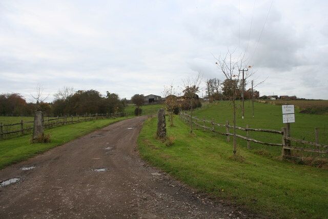 Farm Track to Birch Hall Farm A farm track on the Ingestre Estate leading to Birch Hall Farm. To the right is another track (out of the photo) that allows public access (photo submitted).