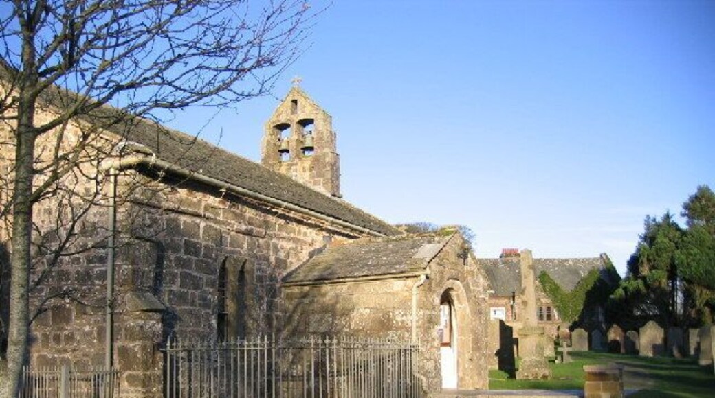 The Church at Dean. A very old looking building in parts.