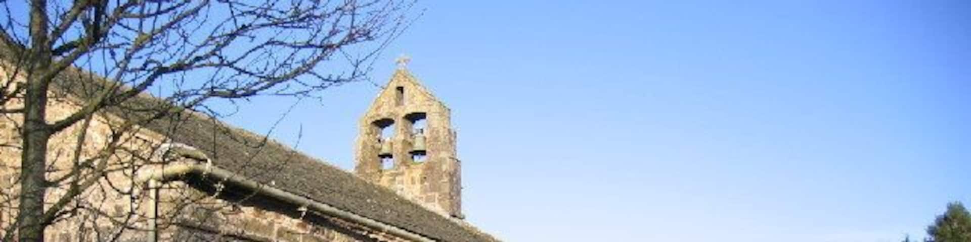 The Church at Dean. A very old looking building in parts.