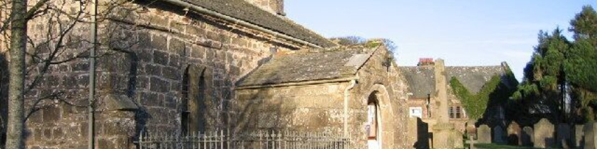 The Church at Dean. A very old looking building in parts.