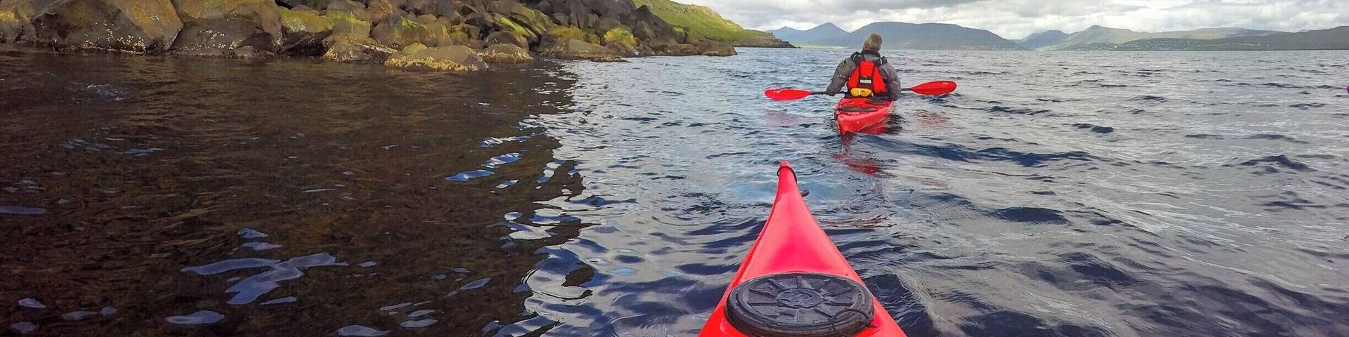 Looking to get active in the Faroe Islands beyond hiking? Consider booking a sea kayaking tour with NAX in the town of Hoyvik!