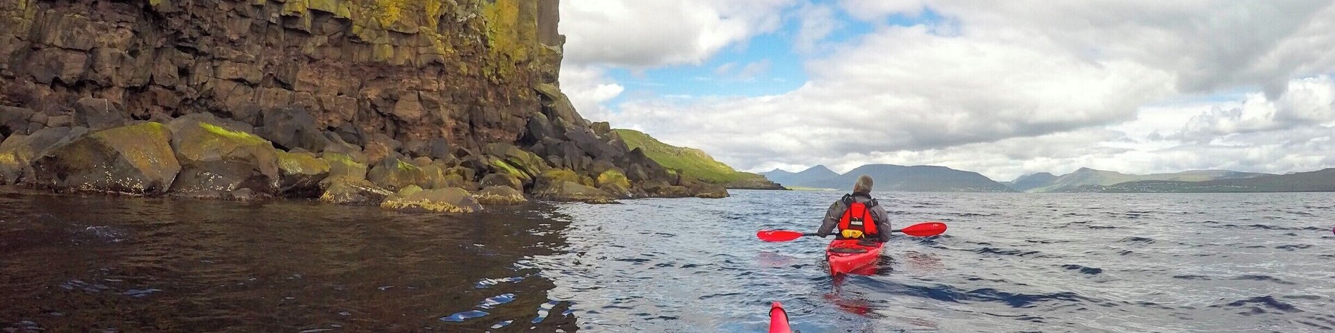 Looking to get active in the Faroe Islands beyond hiking? Consider booking a sea kayaking tour with NAX in the town of Hoyvik!