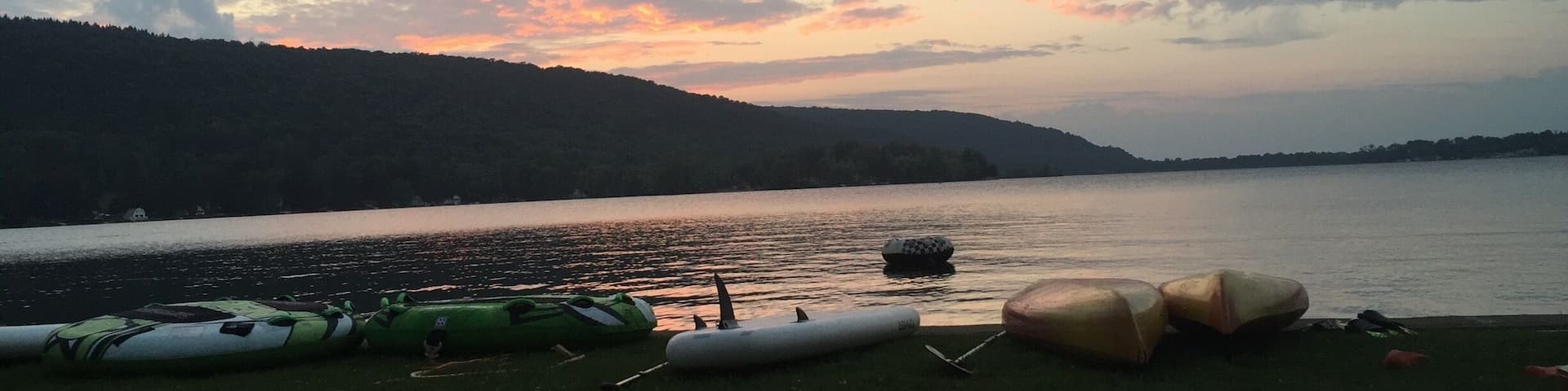 Deruyter Lake for a retreat from the city. Wake boarding, tubing, smores, amazing fellowship...and a breathtaking view. #lovemytown
