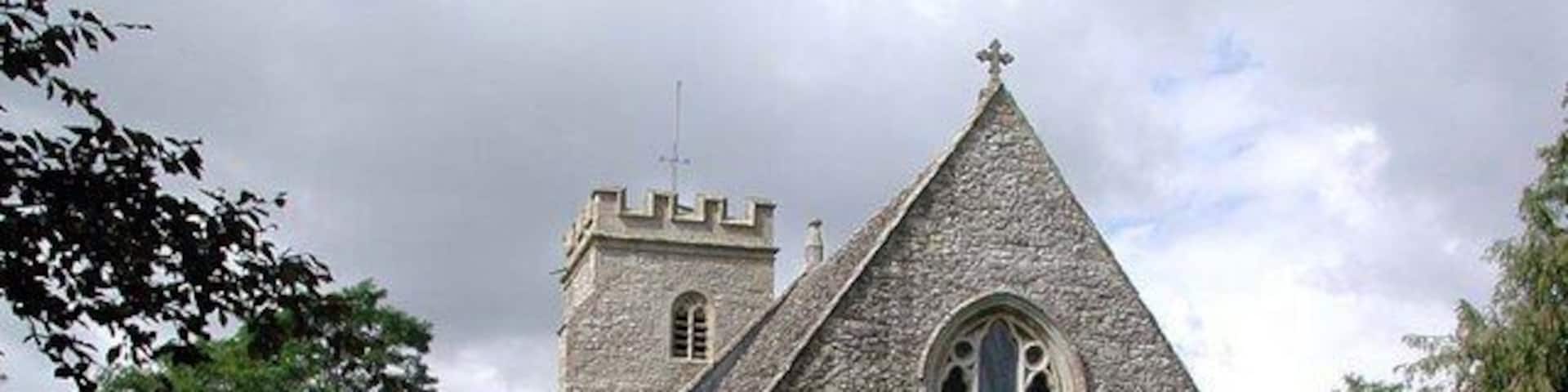 Holy Rood parish church, Shilton, Oxfordshire, seen from the southeast