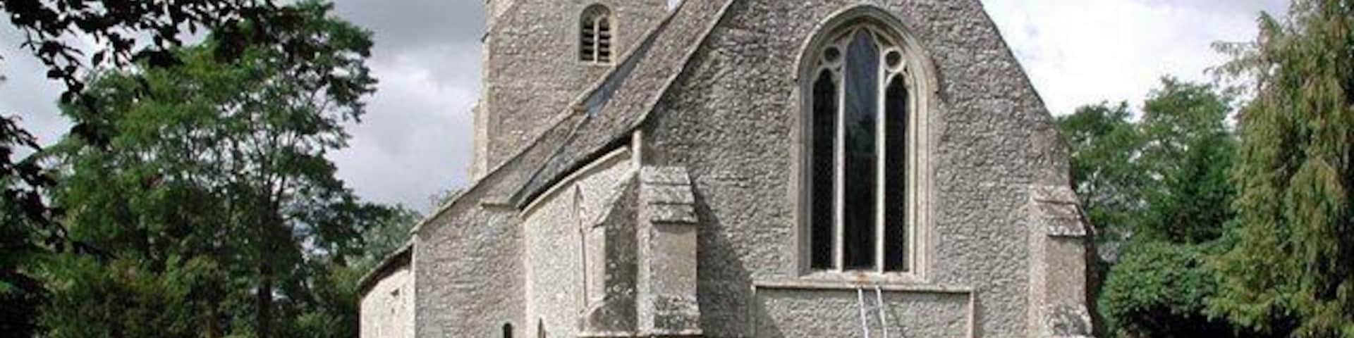Holy Rood parish church, Shilton, Oxfordshire, seen from the southeast
