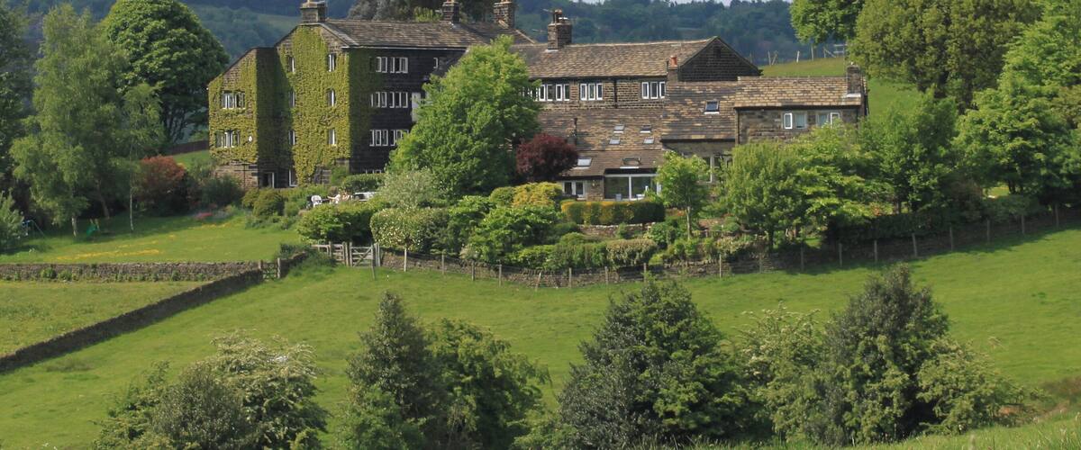 Higher Kinders, Kinders Lnae, Saddleworth, Greater Manchester. A classic farmer-weavers' hamlet. Grade II* listed.