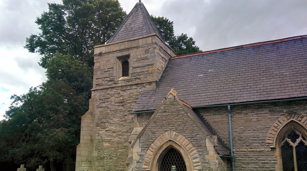 St Laurence Church, Thorpe Nottinghamshire. Rev Charles and Lucy Townsend are buried here.