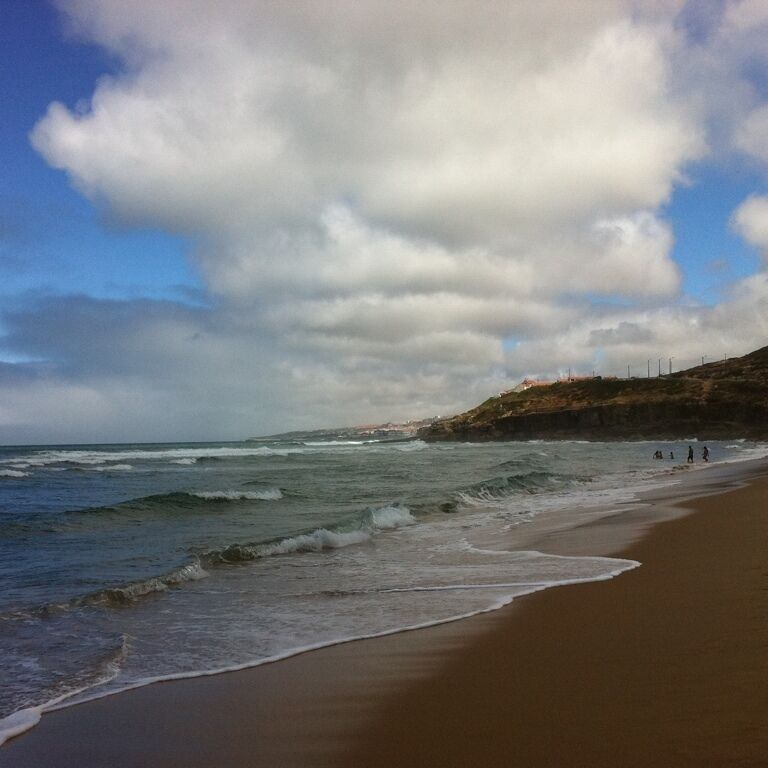 Beach along the St. Julian ericeira one of the best surfing beaches