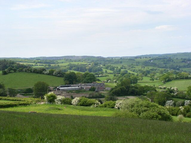 Bryndy. One of many small mountain farms in Llanelidan