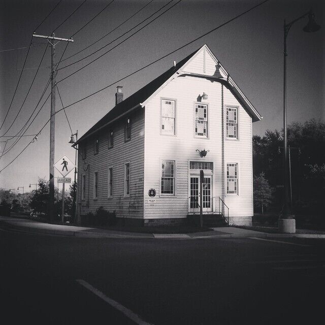 Just a little train station with gorgeous stained glass windows located at C&O Canal town of Point of Rocks, Maryland.