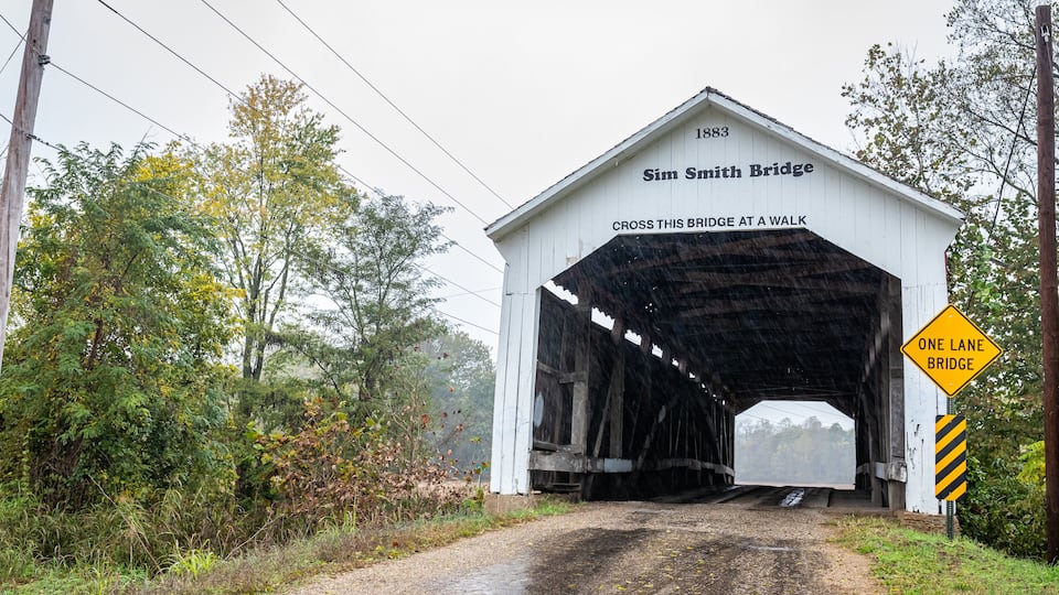 Sim Smith Covered Bridge Parke County Indiana