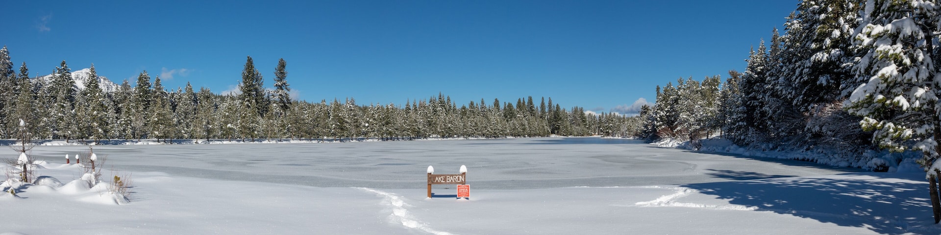 Frozen Lake Baron Panorama