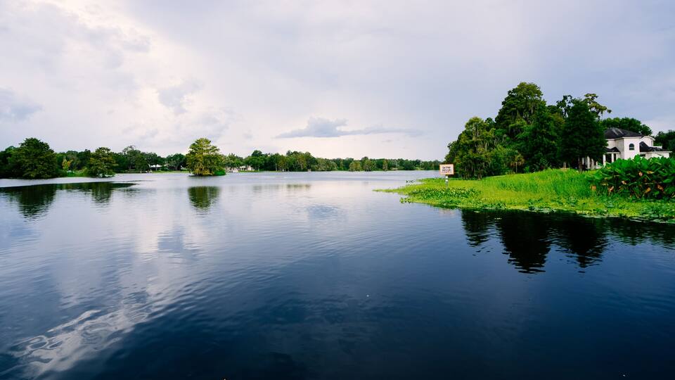 Hillsborough river at Tampa, Florida