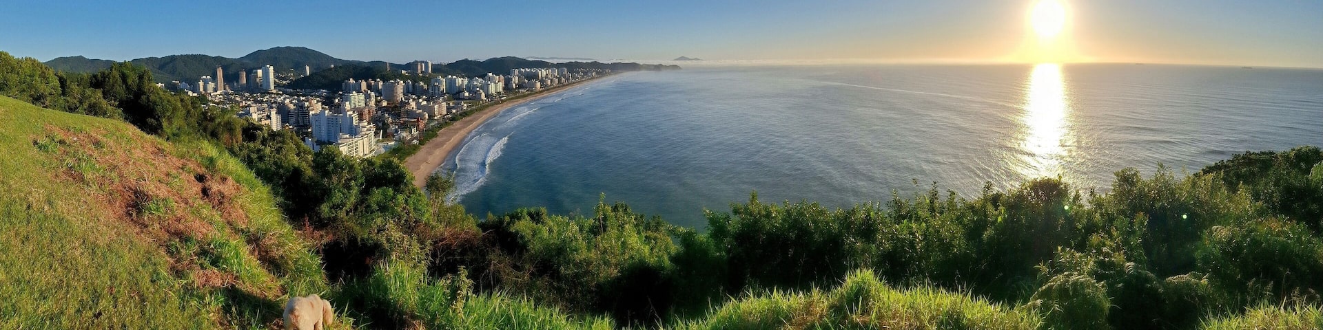 Sunrise in the Brava beach in Itajaí - Brazil