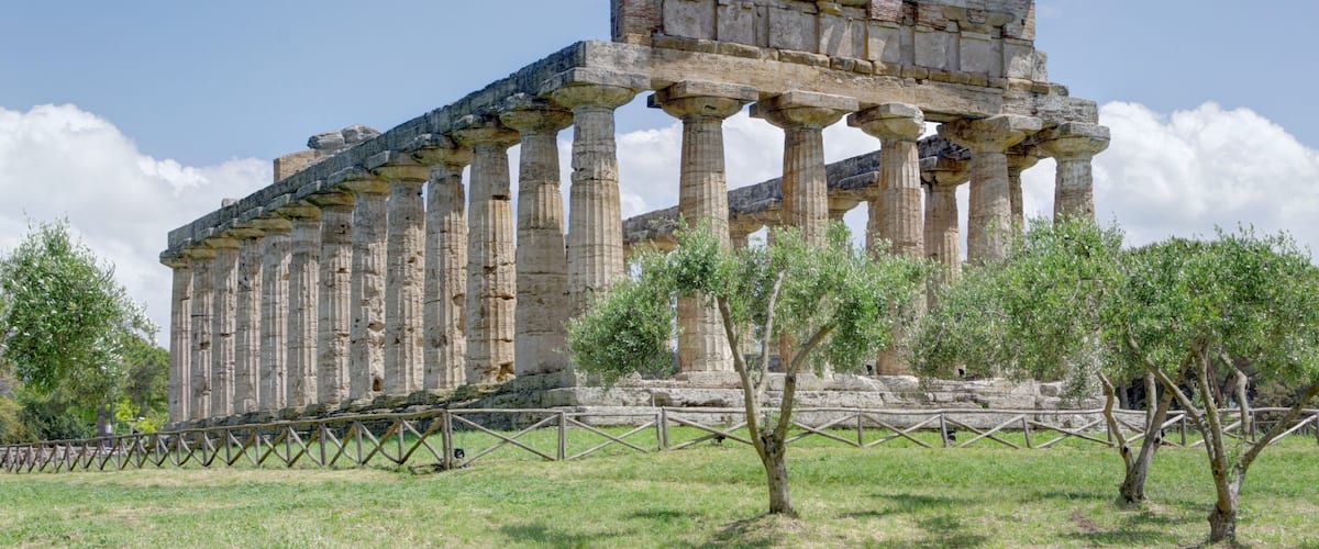 Italy, Paestum, Temple of Athena