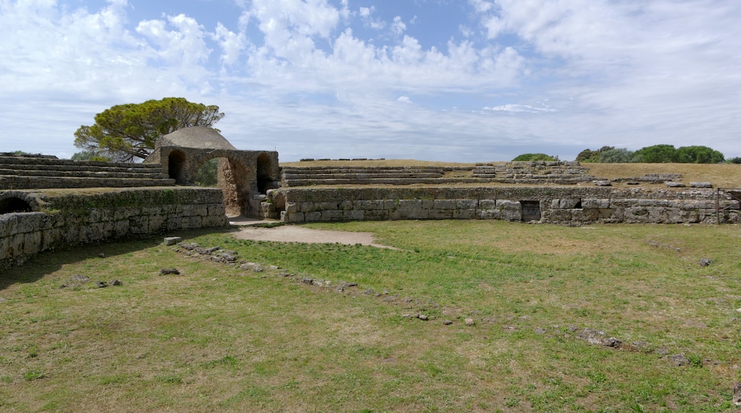 Italy, Paestum, Amphitheatre