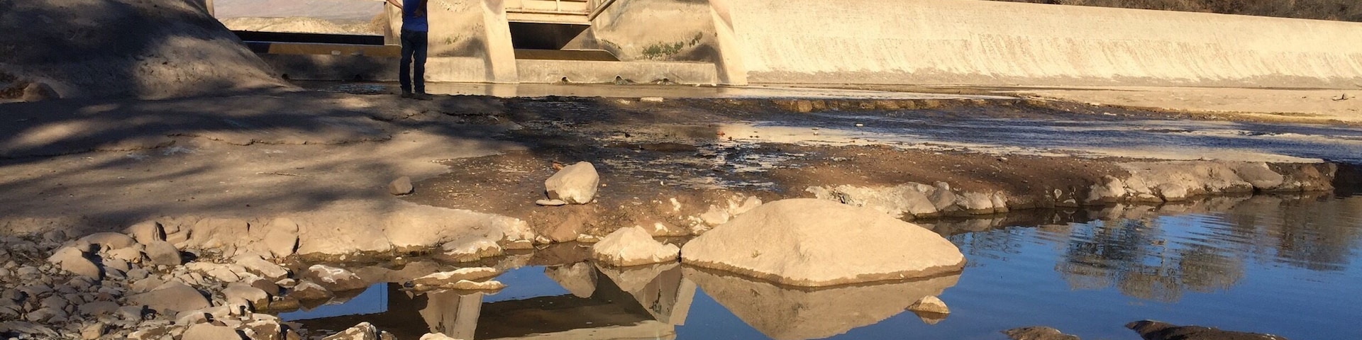 No longer in use, the Percha Dam sits below Caballo Lake largely forgotten and smelling heavily of algae. It’s upstream replacement has left Percha quiet and lonely with only a handful of visitors who still camp at the adjacent state park.
#Reflections