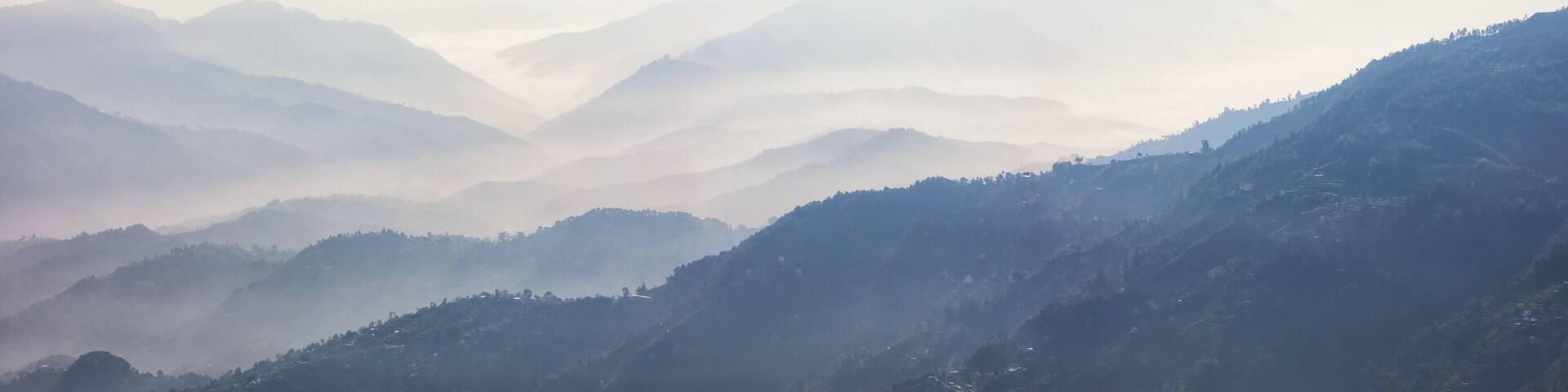 Foggy Landscape, Nagarkot, Nepal