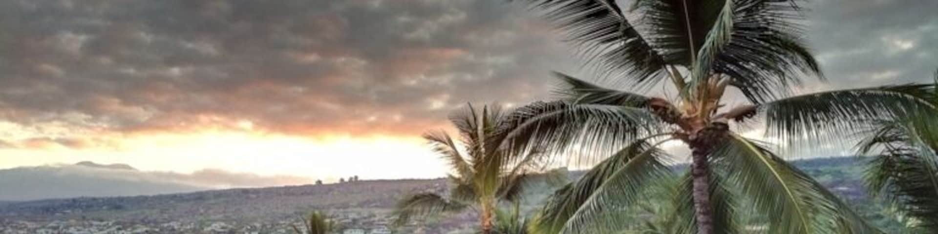 Sunrise at the Sheraton in Kona. Views for days from our balcony.