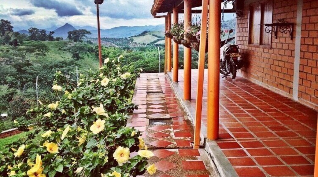 Traditional Colombia home.